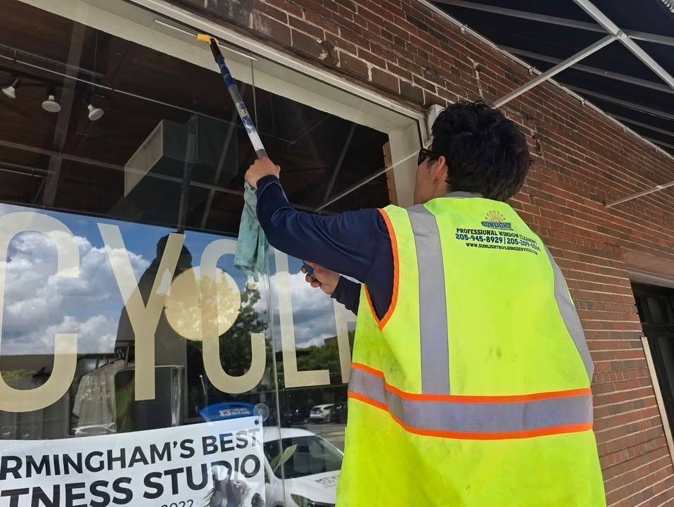 Window Cleaning for Sunlight Building Services in Birmingham, AL