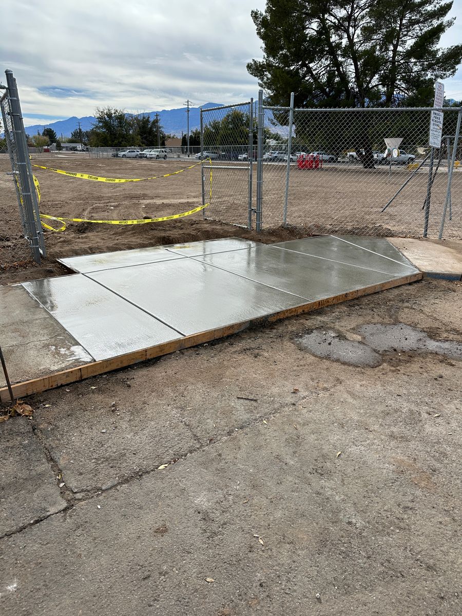 Sidewalk Installation for American Concrete Placement in Camp Verde, AZ