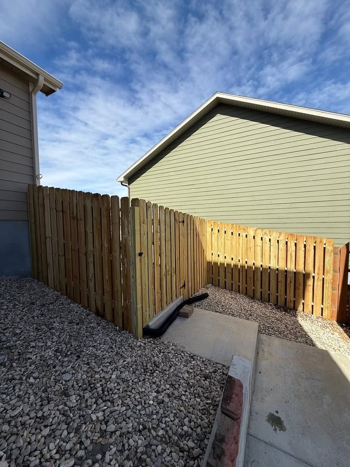 Residential Fence for DS Industries in Gillette, WY