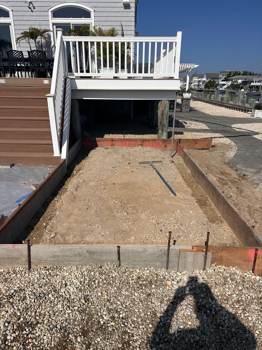 Concrete Driveway Installation for DiDaniele Masonry in Tuckerton, NJ
