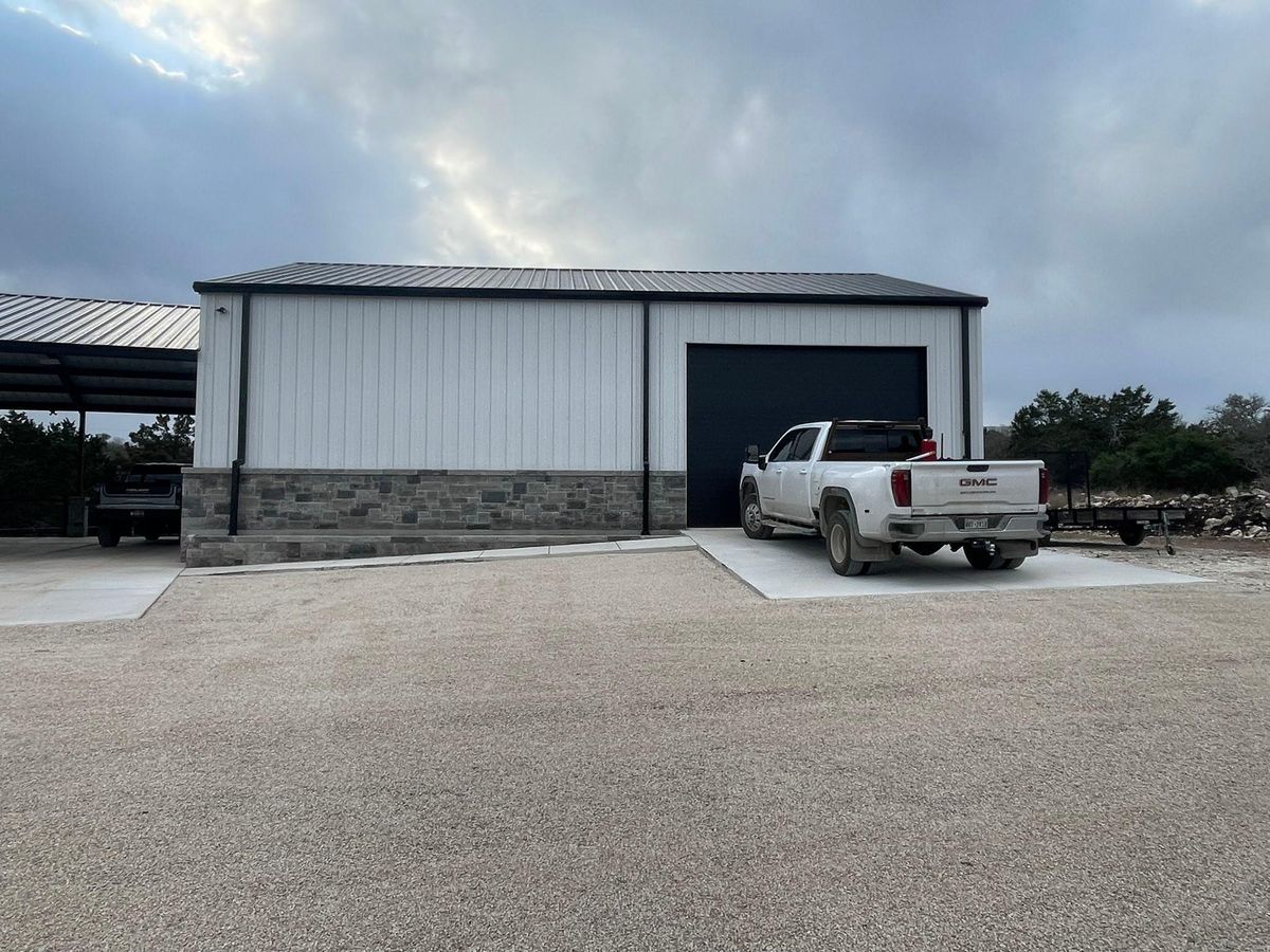Barndominium Construction for Ryan Bohnert Innovations in Comfort, TX