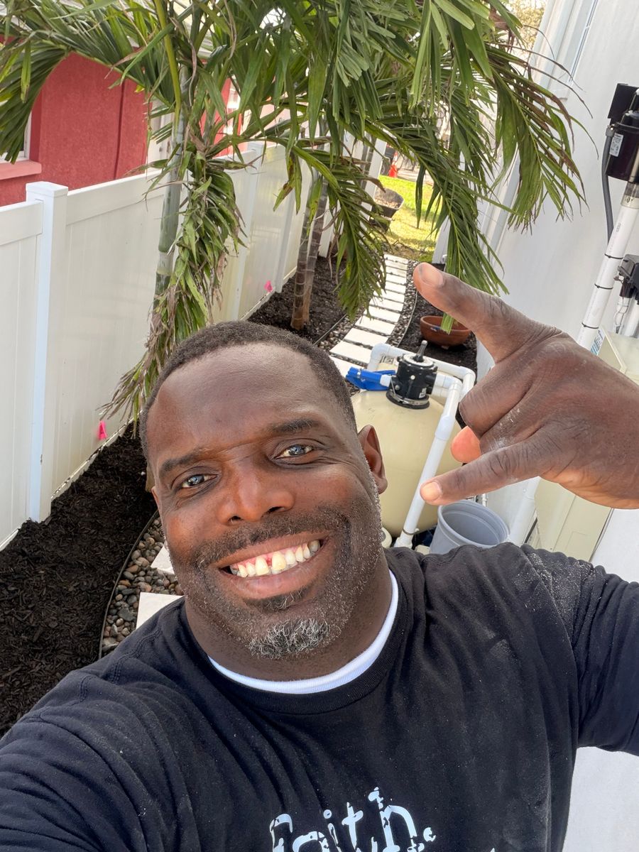 Planting for Team Tolson Landscape in Tampa Bay, FL