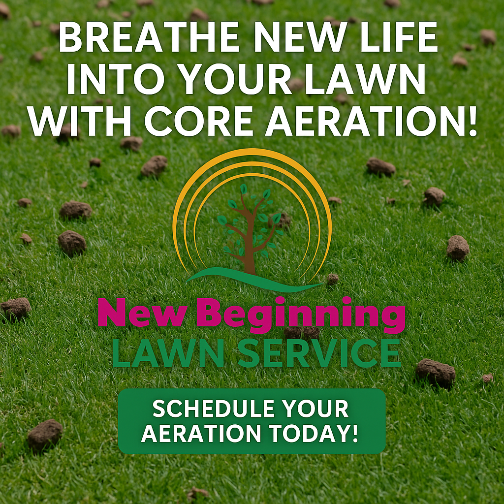 NB Aeration Services for New Beginning Landscape & Remodel LLC in Atlanta, GA