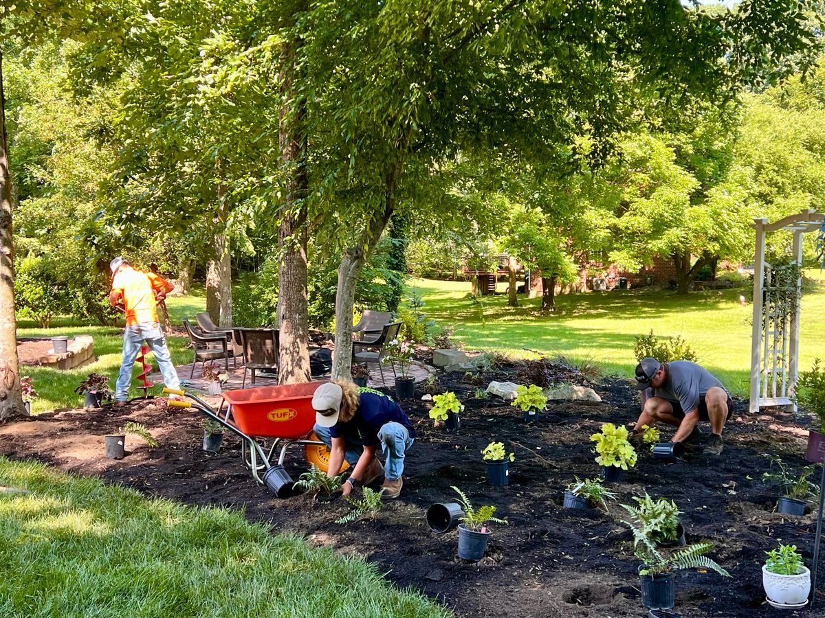 New Landscape Installations for Malboeuf Landscaping, Inc in Kernersville, NC