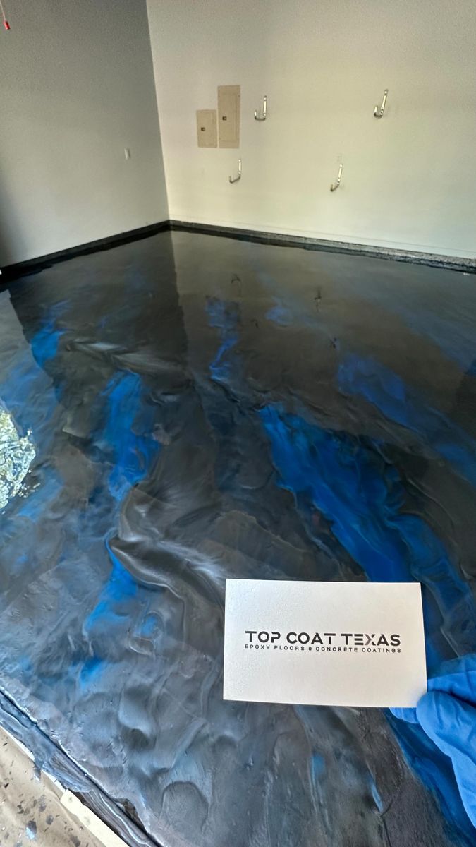 Metallic Epoxy for Top Coat Texas in Houston, TX