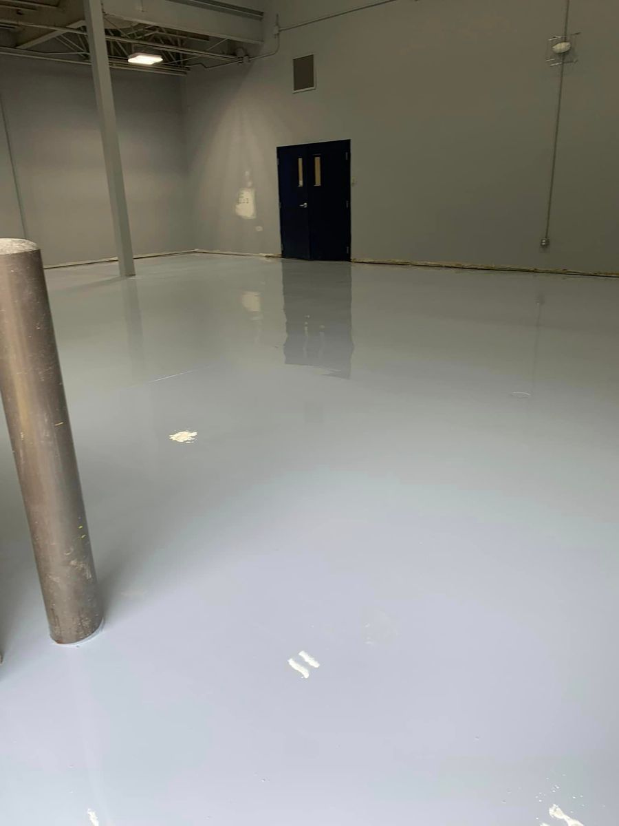 Epoxy Floors for International Coatings Corp. in Howell, Michigan