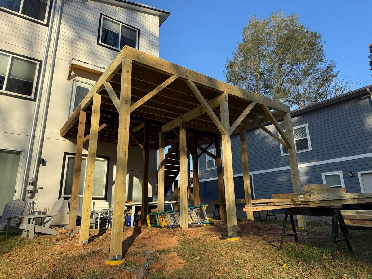 Carpentry for Redwood Construction in Asheville, NC