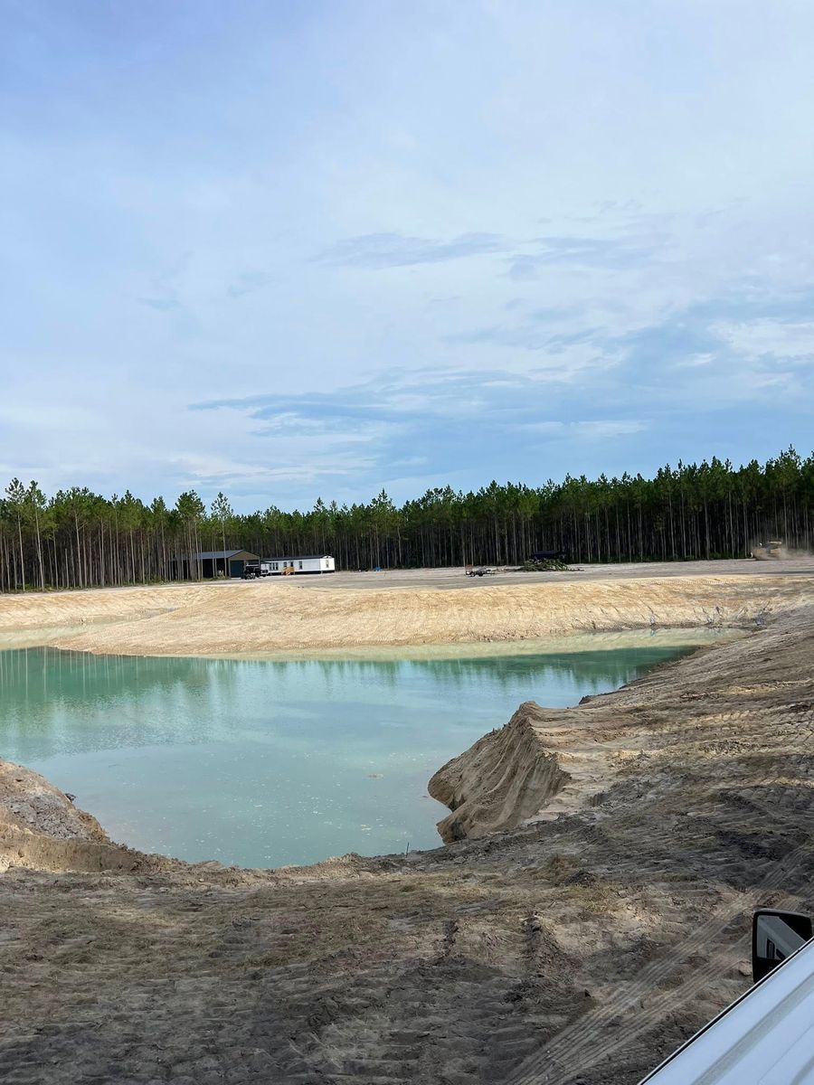 Ponds for Bay Hill Development in Nahunta, GA