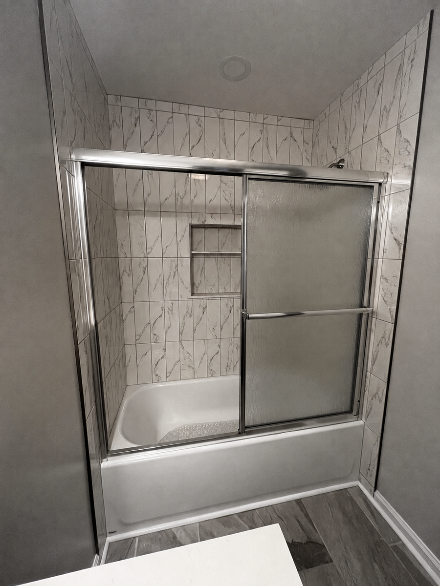 Bathroom Renovation for Newbury Construction & Remodeling LLC in Trenton, TN