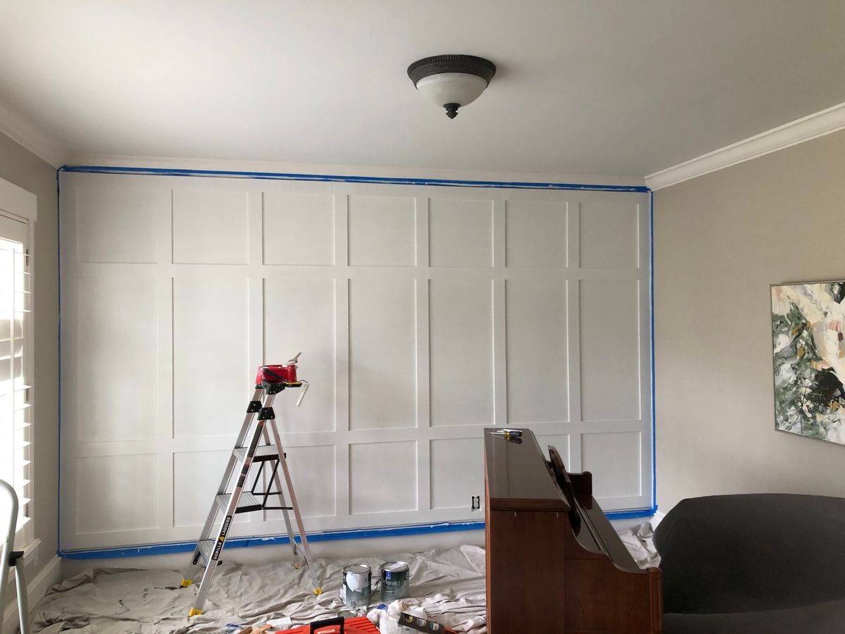 Custom Wall Paneling for Daniel Paints & Builds in Sandy, UT