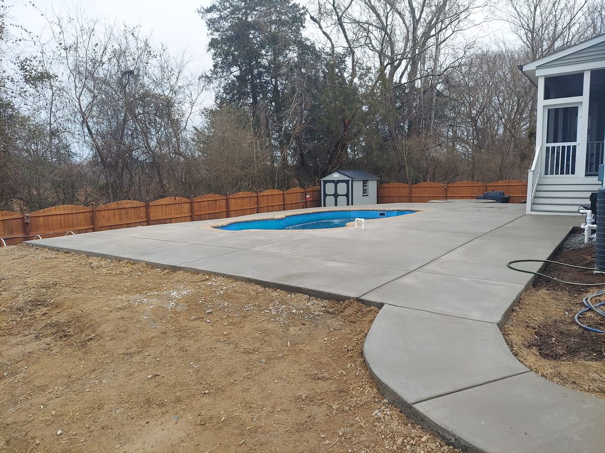 Patio Design & Installation for RGM Concrete Finisher LLC in Chesapeake, VA