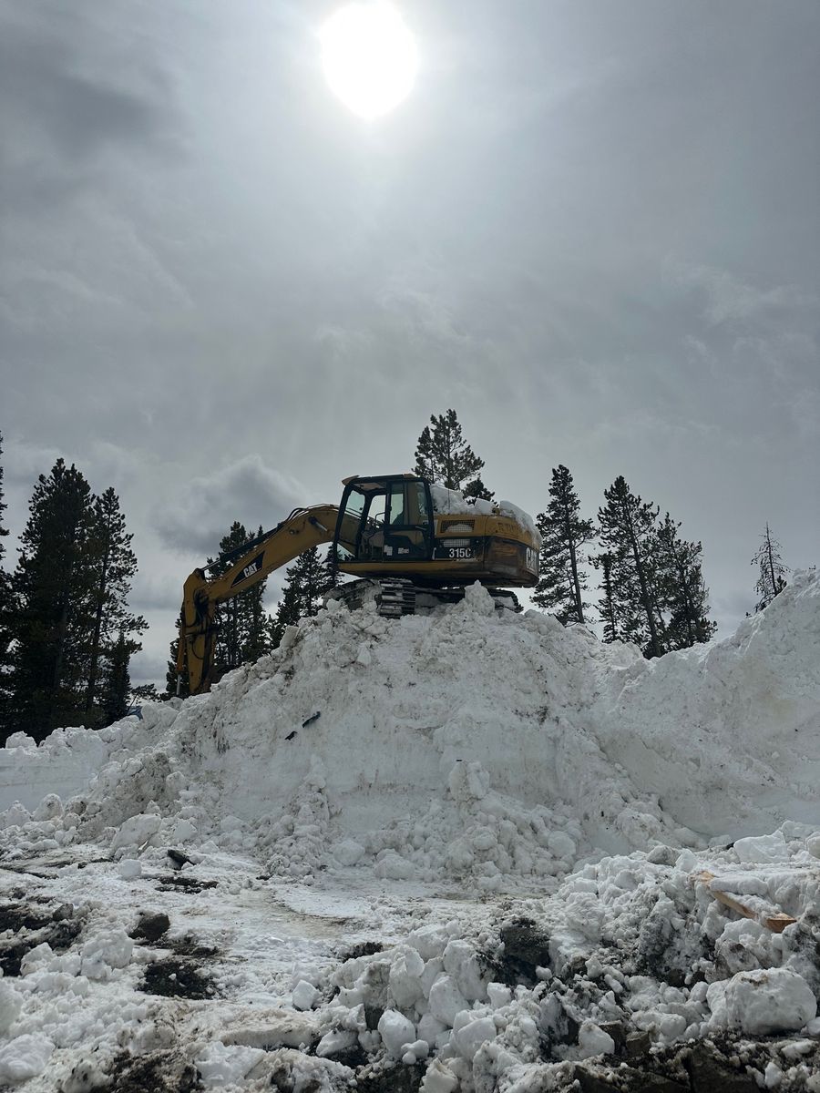 Grading /Dirt Work for R&H Homes in Bozeman, MT