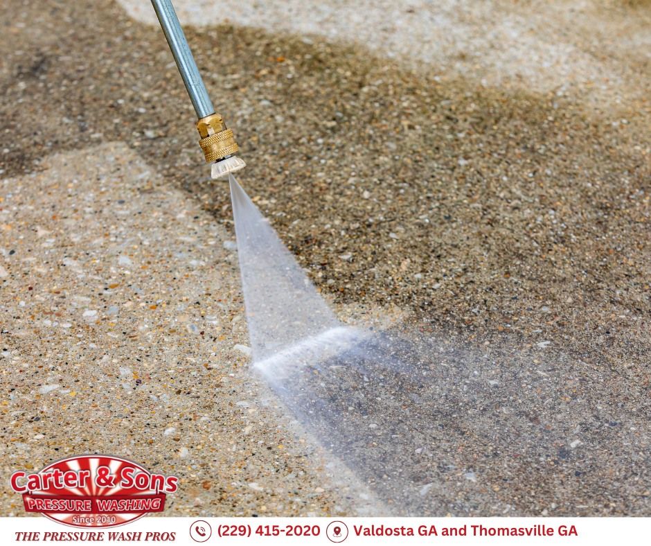 Concrete Cleaning for Carter & Son's Pressure Washing in Valdosta, GA