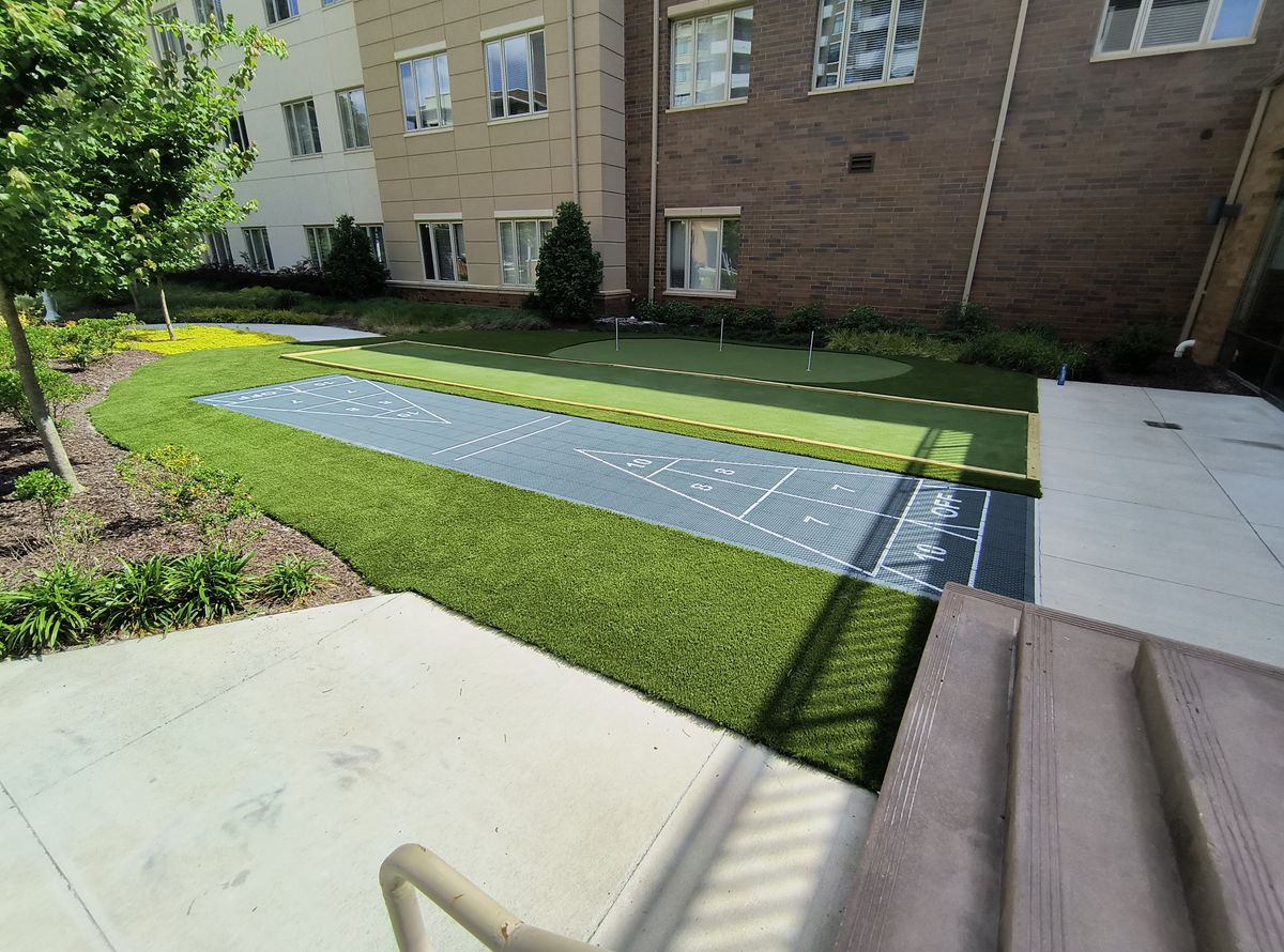 Artificial Turf Bocce Court's  for Elite Turfs in Concord, NC