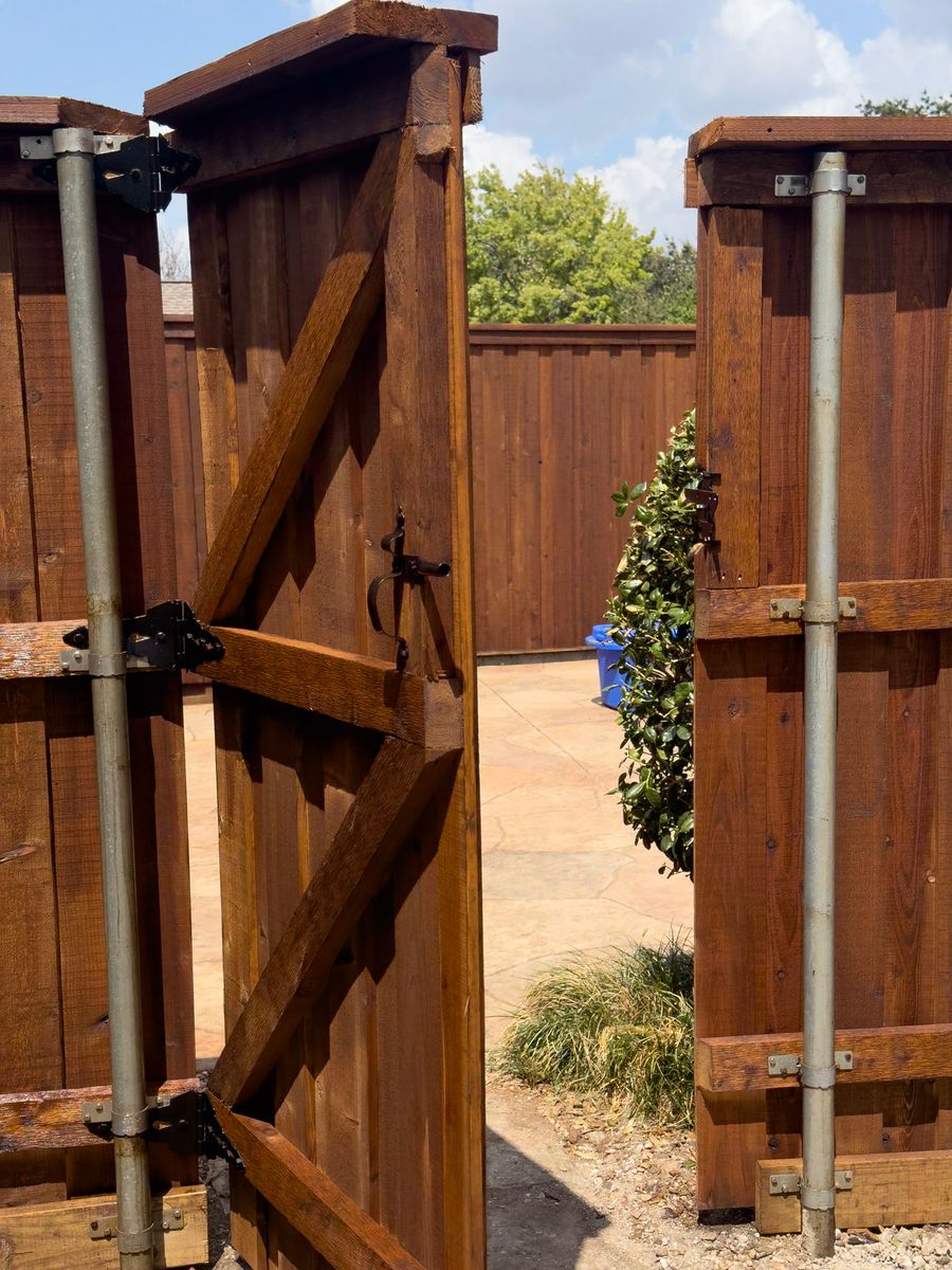 Fence Gates for Walker Custom Exteriors in Dallas, TX