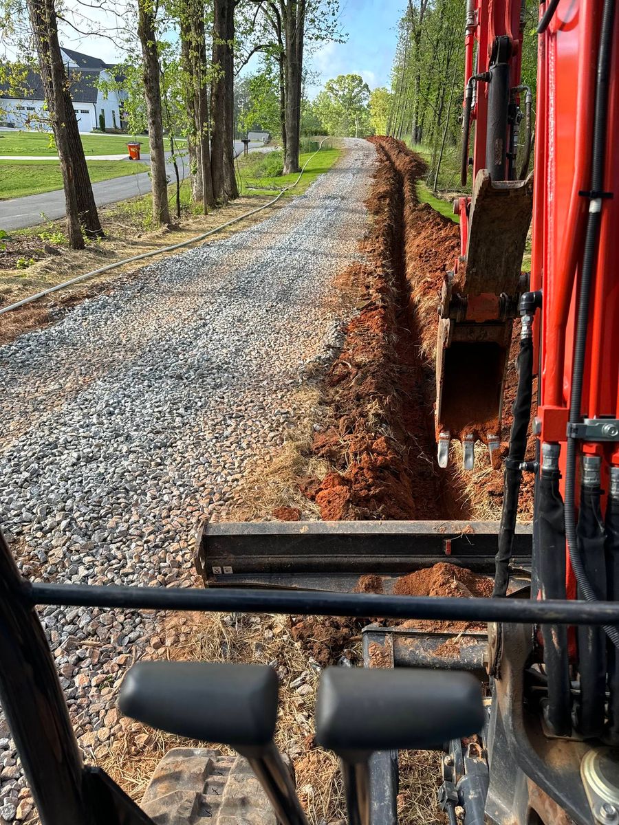 Sewer Line Replacement for New Horizon Environmental Services in Dawsonville, GA