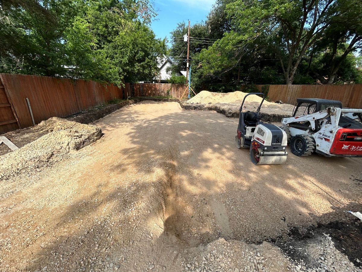 Soil Compaction & Excavation for Black Eagle Construction Inc in Austin, TX
