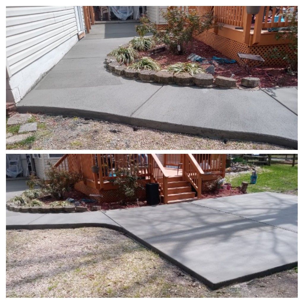 Patio Design & Construction for OBH Concrete LLC in Lusby, MD