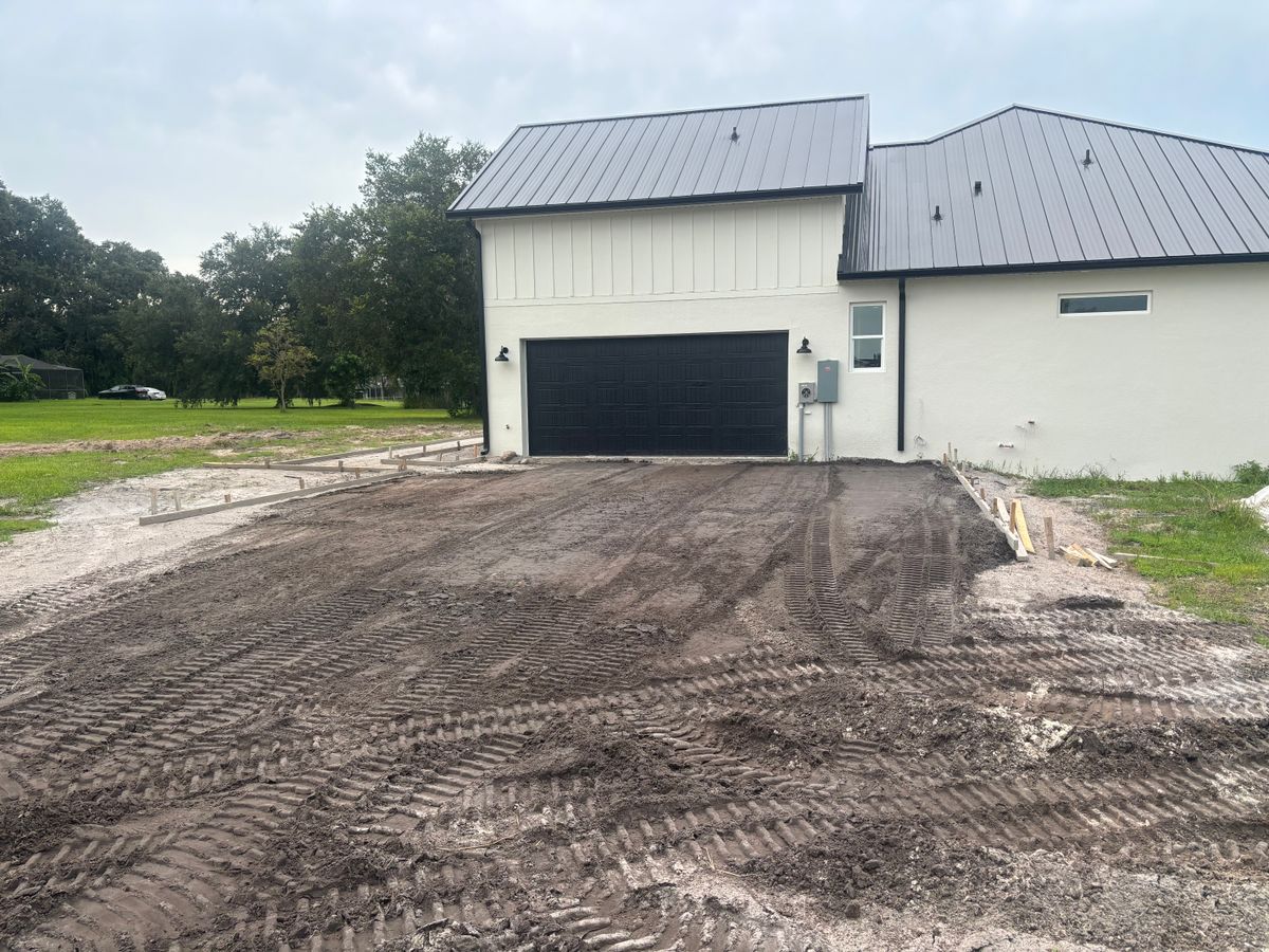 Site Preparation for Parker Land Services in Lakeland, FL