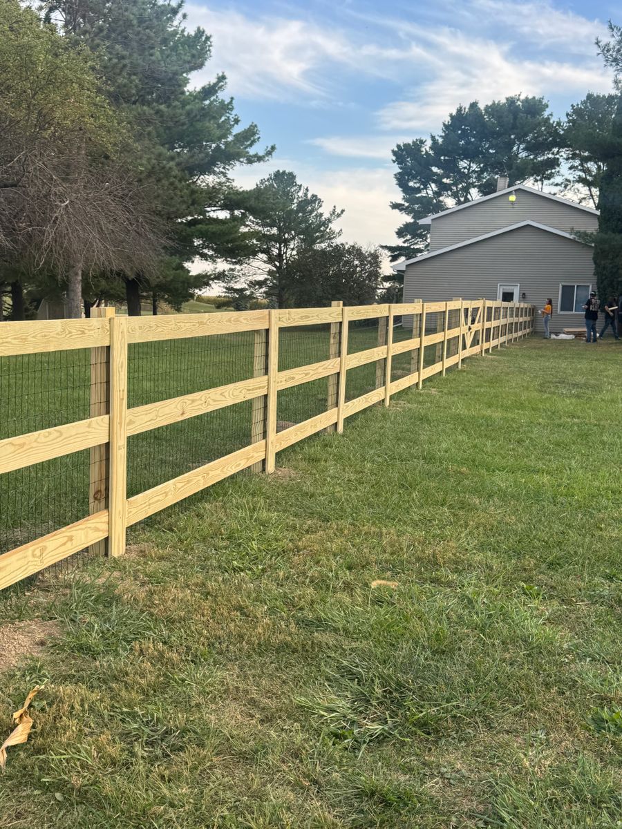 Fence Installation & Repairs for Risner Construction in De Motte, IN