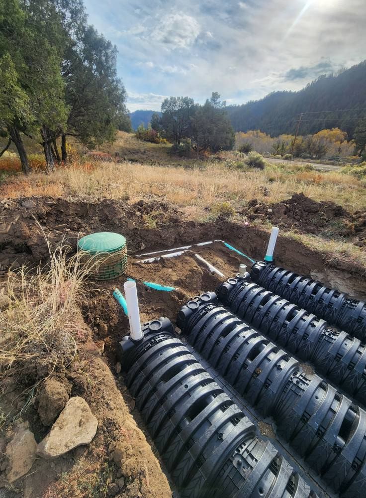 Site Preparation for Markham Septic & Excavation in Pagosa Springs, CO