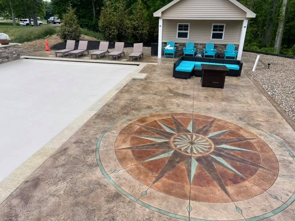 Decorative Сoncrete for CK Concrete in Lorain, OH