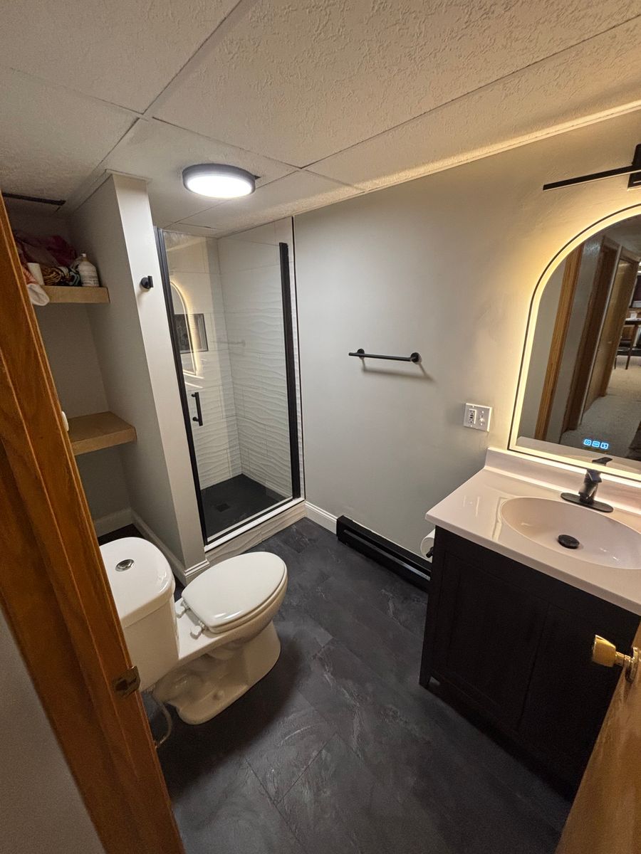 Bathroom Renovation for Gramm Construction in Glendive,  MT