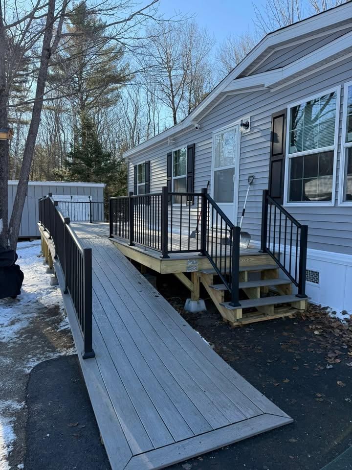 Deck & Patio Installation for The Finish Group in Bangor, ME