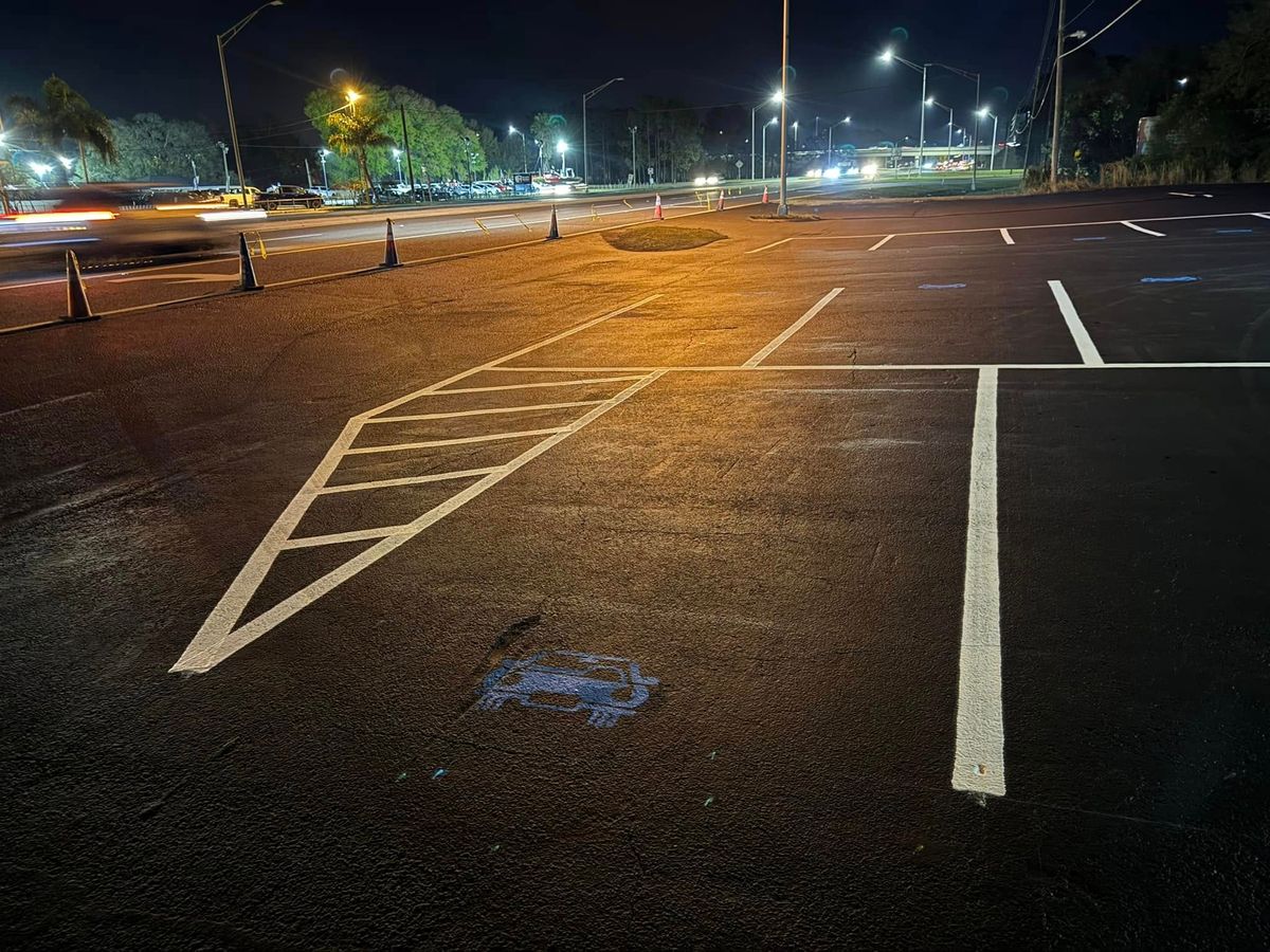 Asphalt Parking Lot Construction for Pavesheild in Haines City, FL