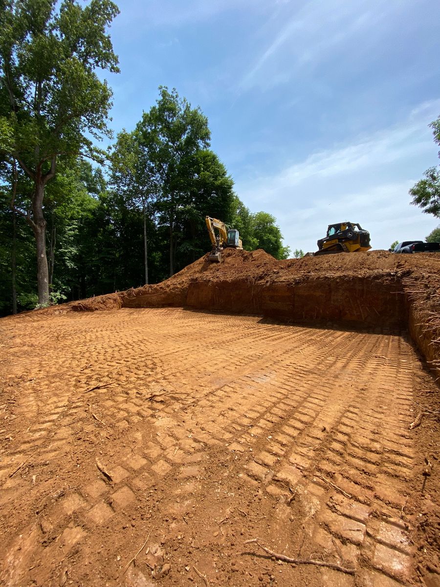 Excavation for Lanier Excavating LLC in Bedford County, VA