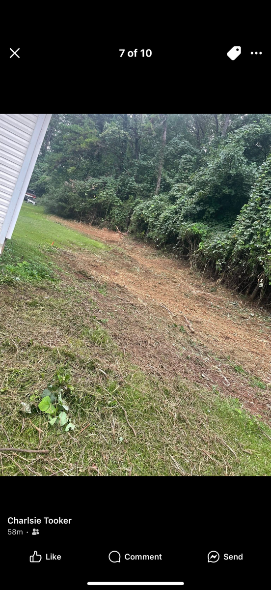 Forestry mulching for T Crane Grading LLC in Clarkesville, GA