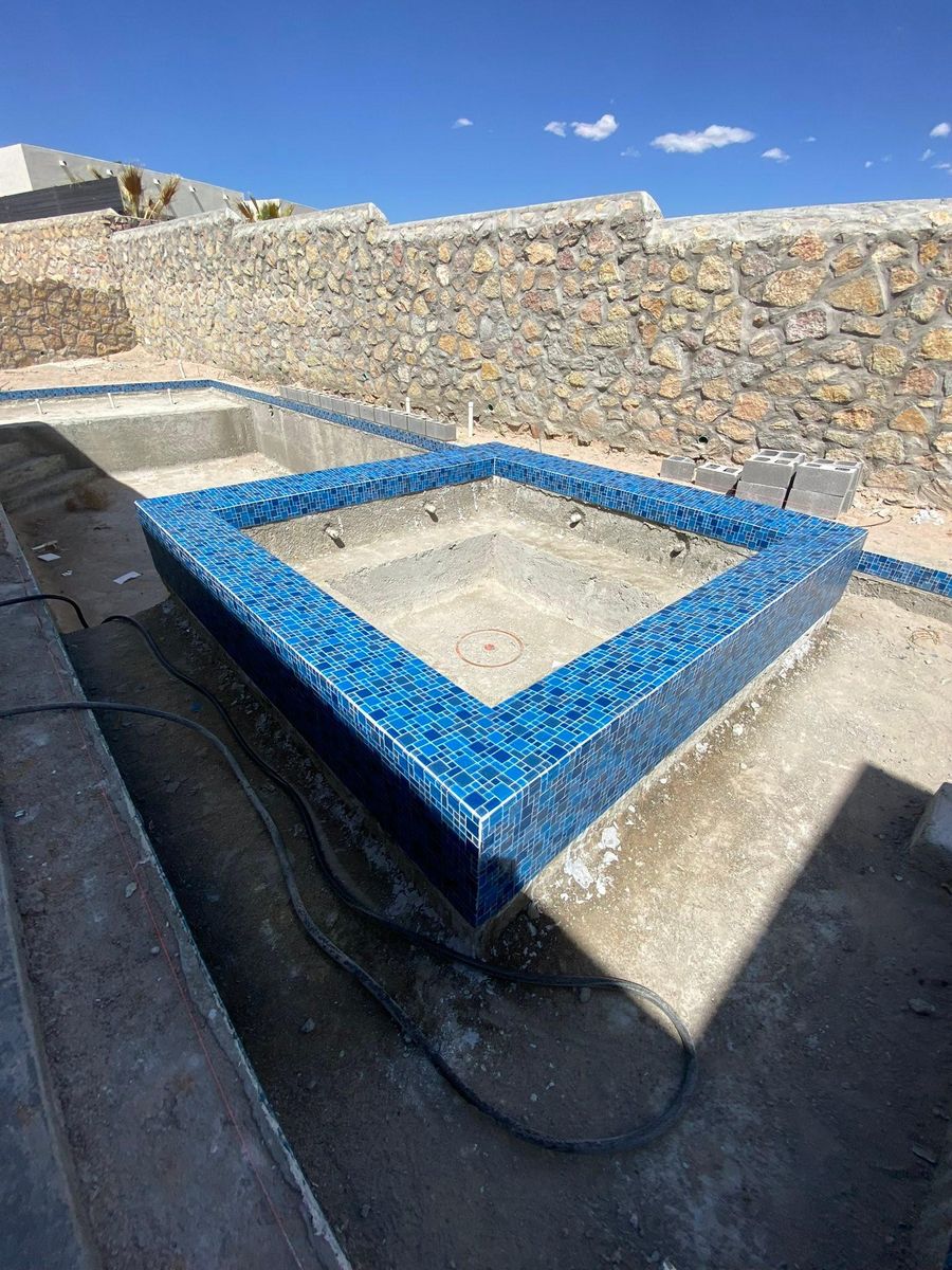 Custom Pool Construction for Alvarado Pool and Concrete in El Paso, TX