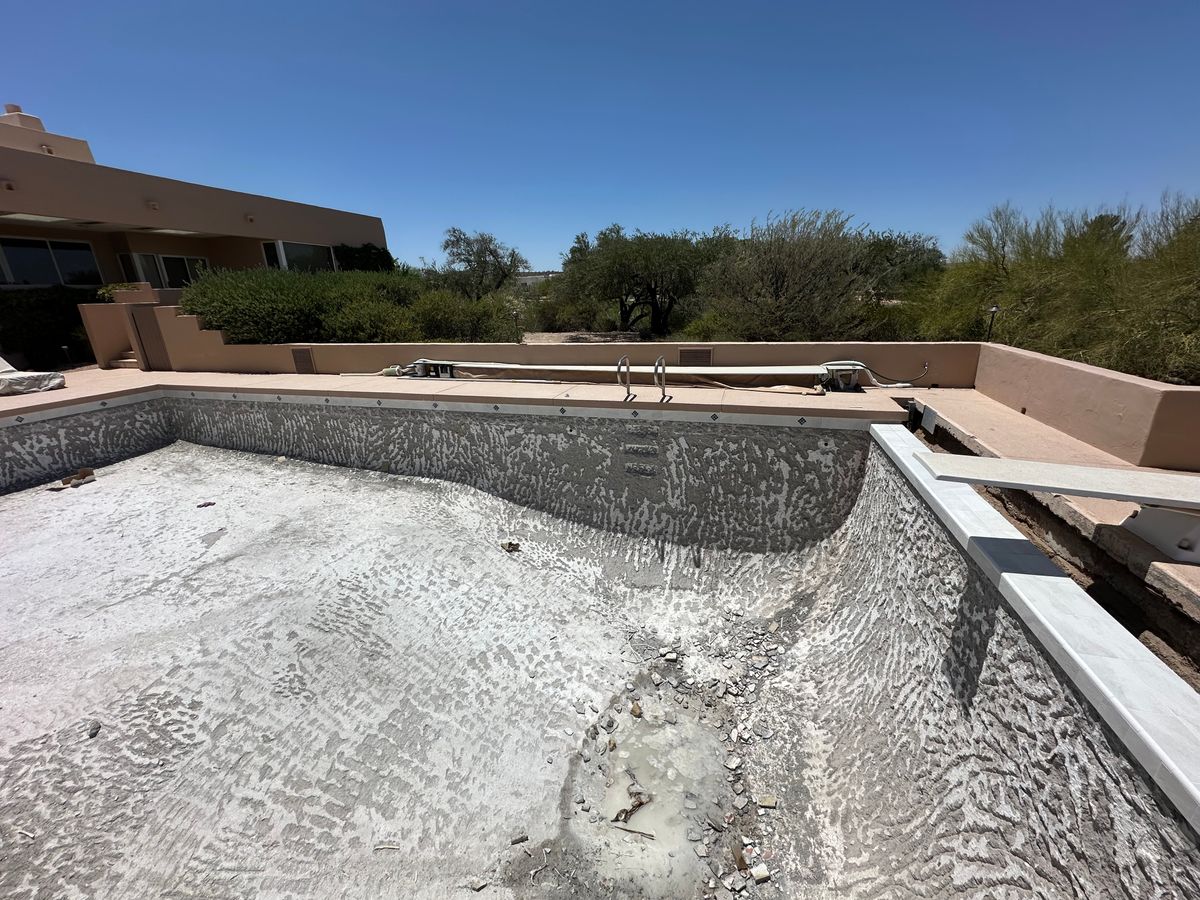 Pool Renovation for Arizona Backyard Synergy in Phoenix, AZ