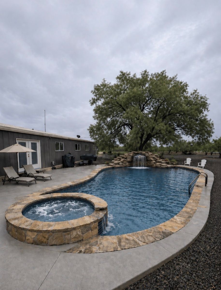 Custom Pool Design for Pool Queen Services in Del Rio, TX