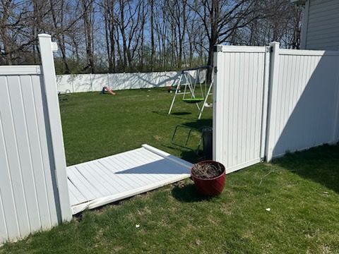 Fence Installation for Manny's Cleaning,Lawn Care & Snow Removal Services in Champaign, IL