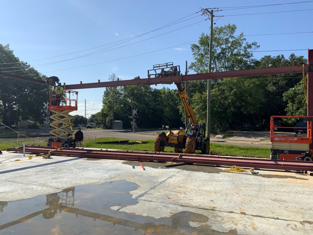 Metal Buildings for Broadway & McMullen Construction in Hattiesburg, MS