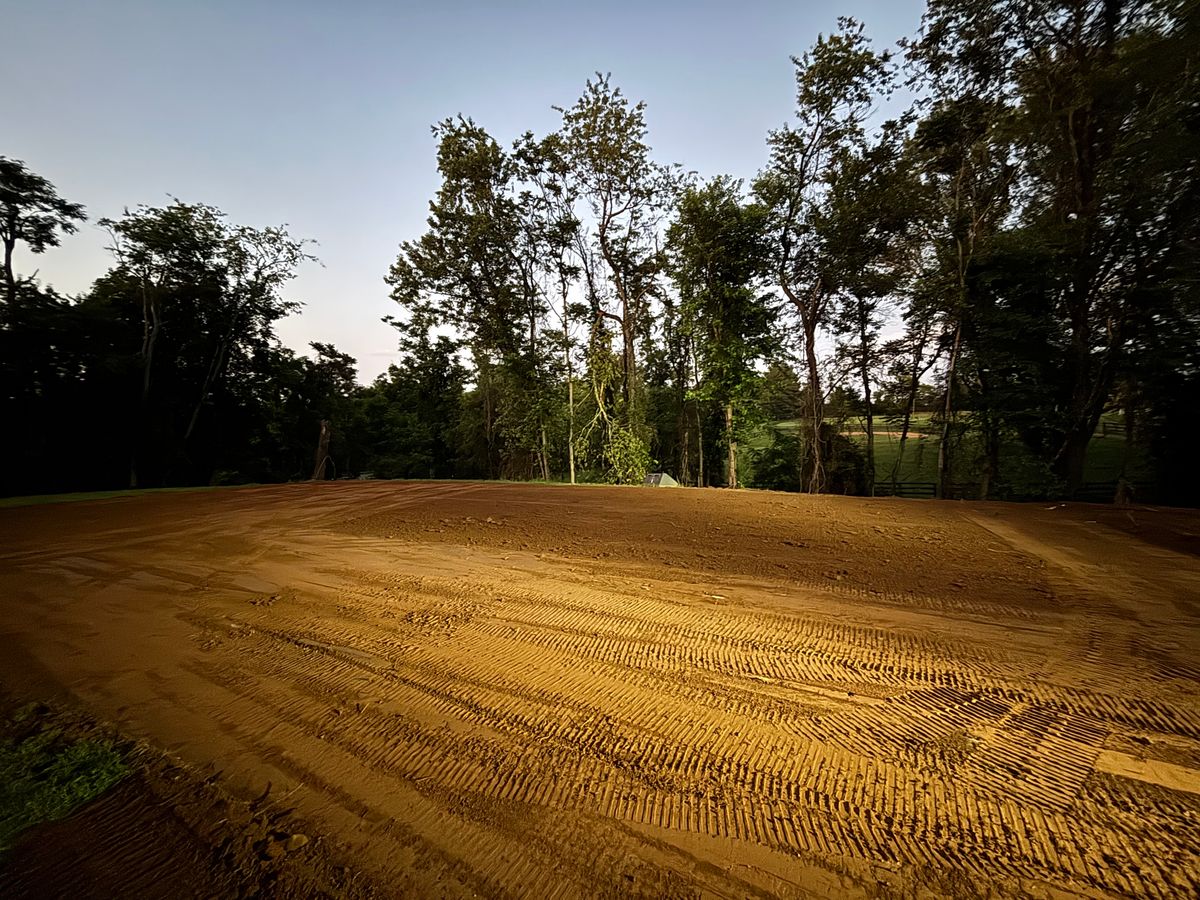 Grading for Schrock’s Land Management in Northern Virginia, Shenandoah Valley, VA