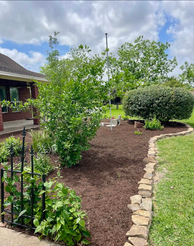 Mulch Installation for Full Armor Landscapes in League City, TX
