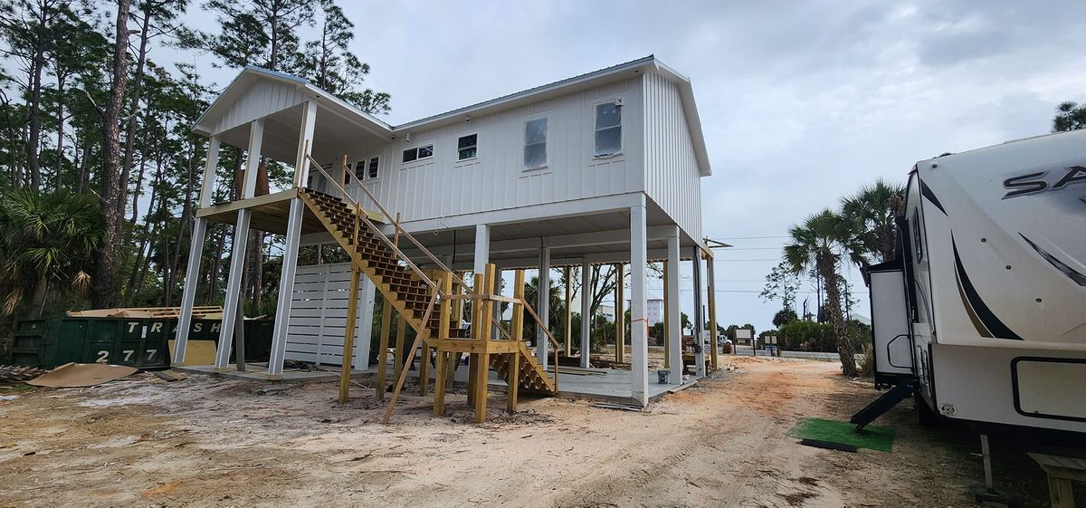 Custom Home Builds for Dead Lakes Construction LLC in Gulf County, FL