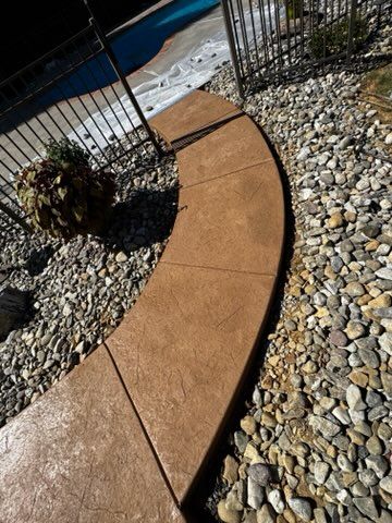 Stamped Concrete Installation for Berks Concrete LLC in Berks County, PA