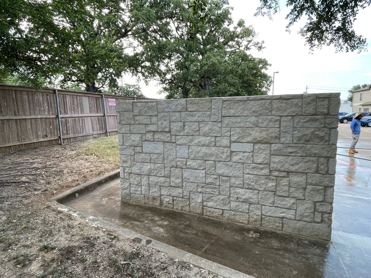 Retaining Wall Construction for Rojas Contractors in Fort Worth, TX