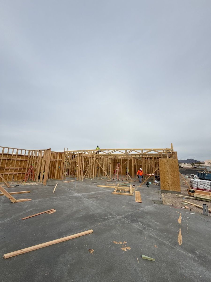 Framing for Ant Farm Construction in Kingman, AZ