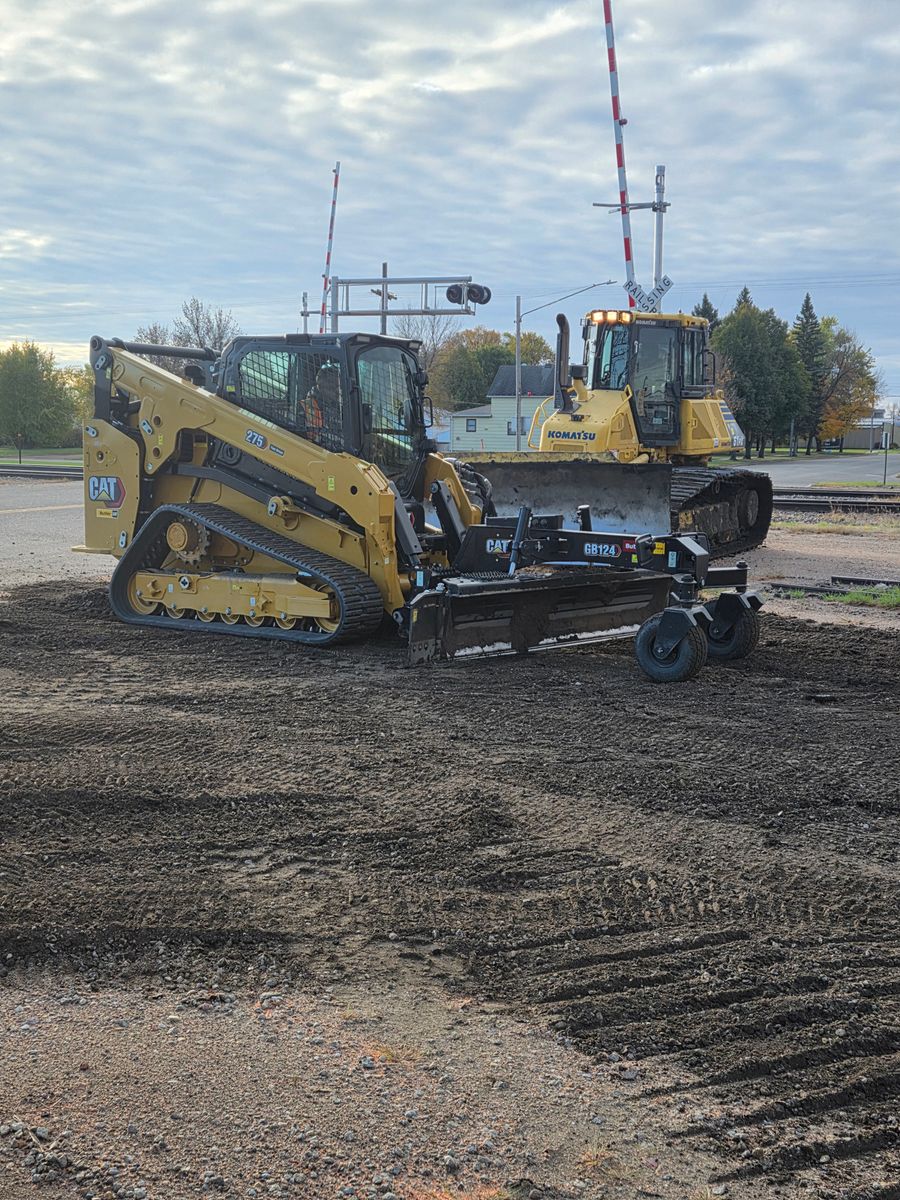 Land Grading for Matejcek Excavating in Breckenridge, MN