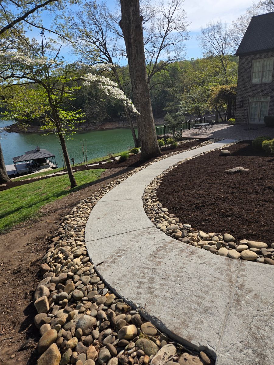 Patio Design & Construction for Lafollette Mulch, Stone and Lawn Care in La Follette, TN