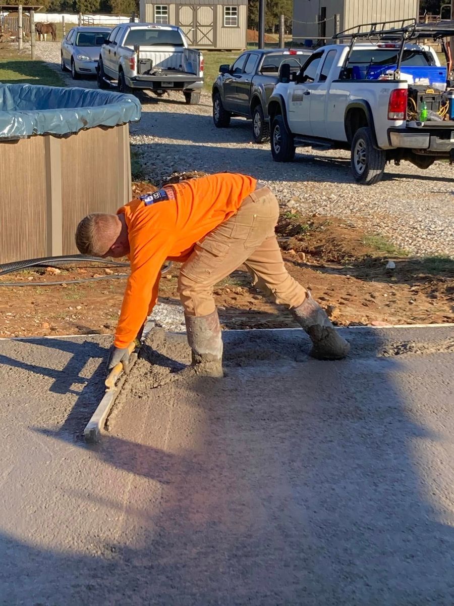 Concrete Slab Construction for Buckel Concrete in Clarksville, IN