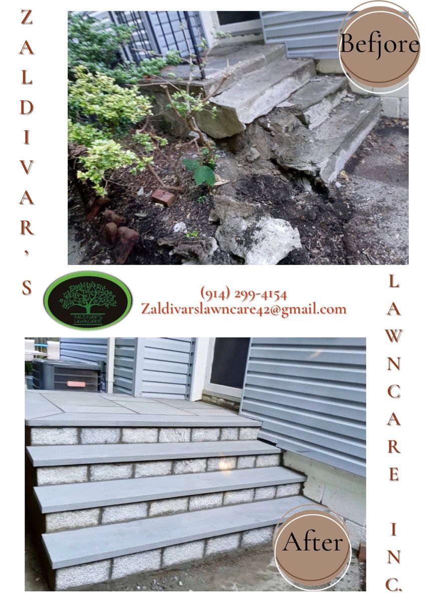 Patio Design & Construction for Zaldivar’s Lawn Care INC  in Peekskill, NY