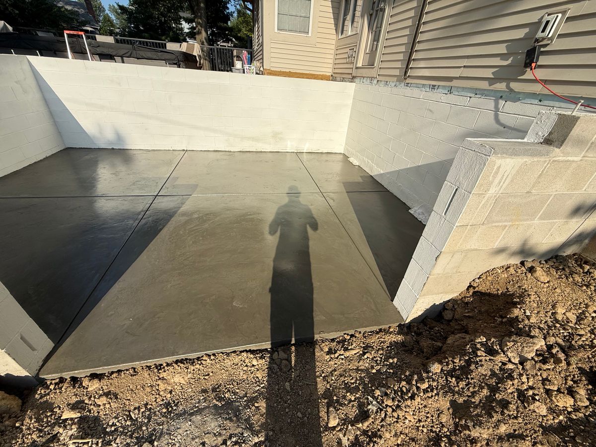 CMU Foundation for Shamblin Masonry & Restoration in Columbus, Ohio