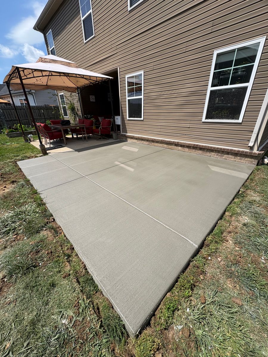 Concrete Patios for Premier Concrete Scapes in Murfreesboro, TN