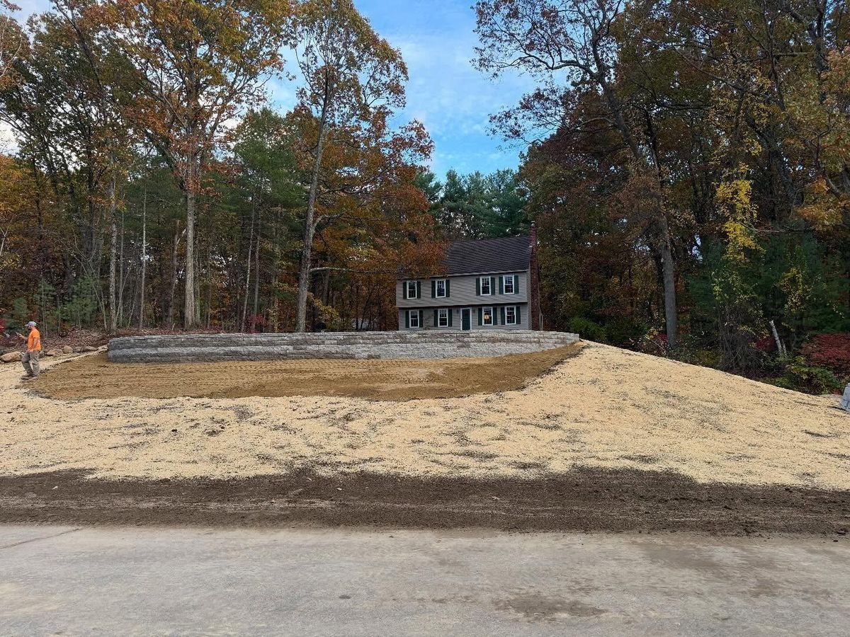 Hardscapes/retaining walls for Triple C’s Excavation in Ashford, CT