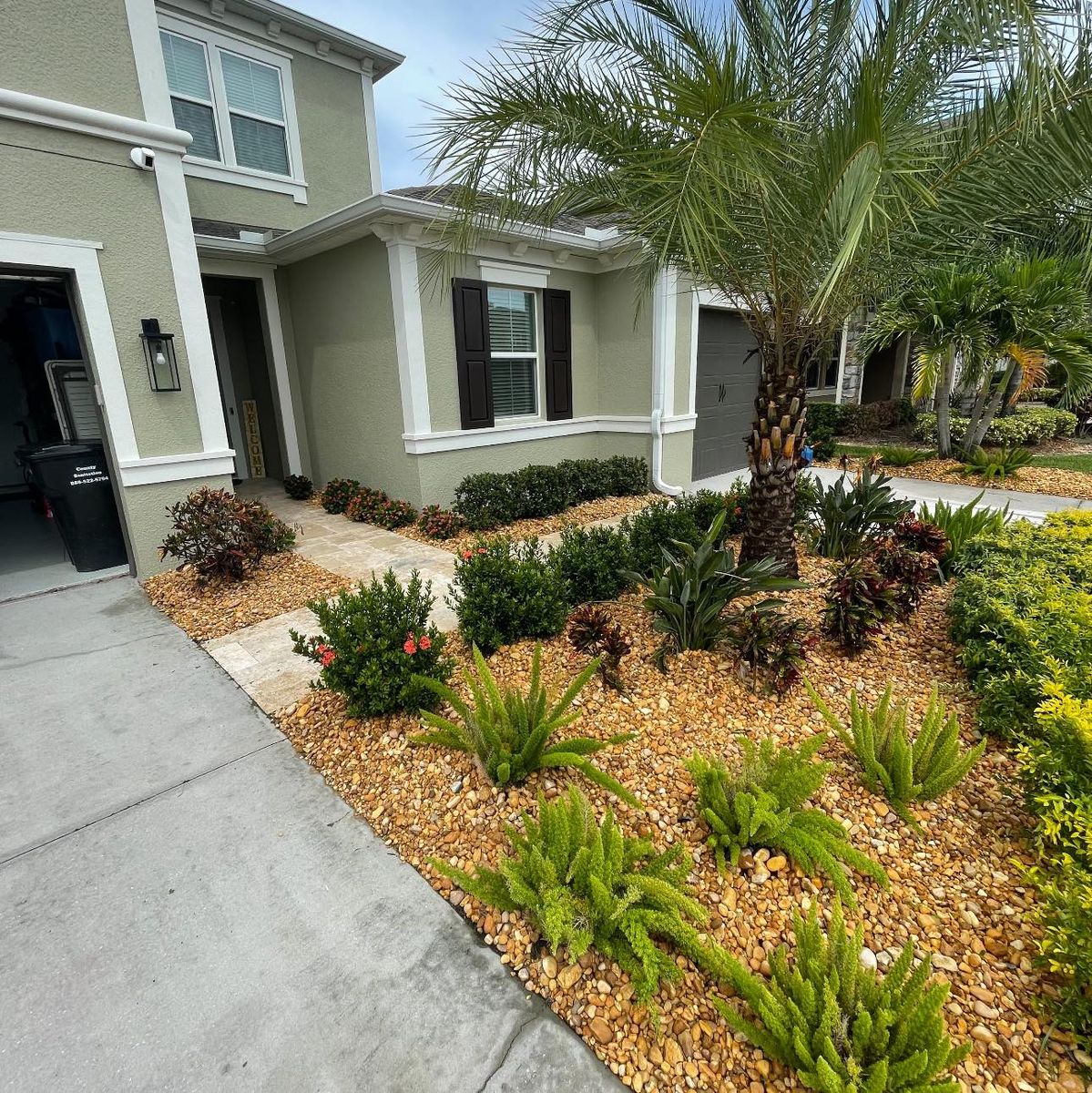 Landscape Design for Team Tolson Landscape in Tampa Bay, FL